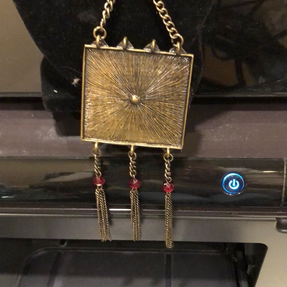 Adjustable Statement Necklace W/Matching Earrings - image 5